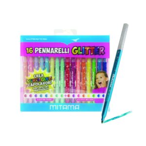 Pennarelli Glitter Mitama Punta 3Mmm